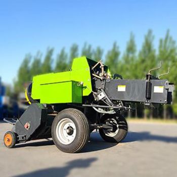 Tractor Mounted corn Silage Baler machine pine straw crops Square Hay Baler with cutting and collecting functions