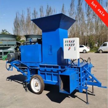 Automatic Farm Silage Baler Making Equipment Animal Feed Hay and Straw Alfalfa Square Horizontal Hay Baler Machine