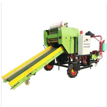 150-200kg round silage baler and wrapper machine corn silage baler machine