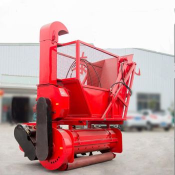 Tractor Matched Straw Recycling Machine For Corn Hay Harvester Machine Silage Forage Chopper With Storage Bin