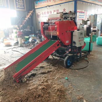 2024 new design film bundle film wrap Automatic corn silage packing machine silage baler machine for round bales