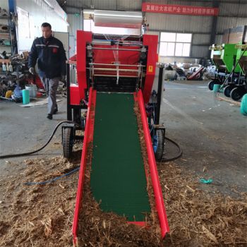 2024 new design film bundle film wrap Automatic corn silage packing machine silage baler machine for round bales