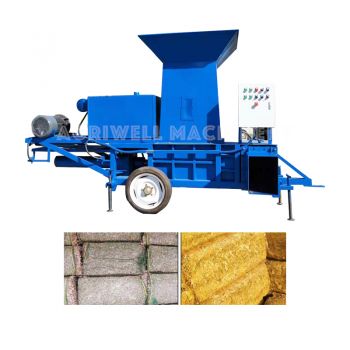 square hay baler corn silage hay bale wrapping machine for sale