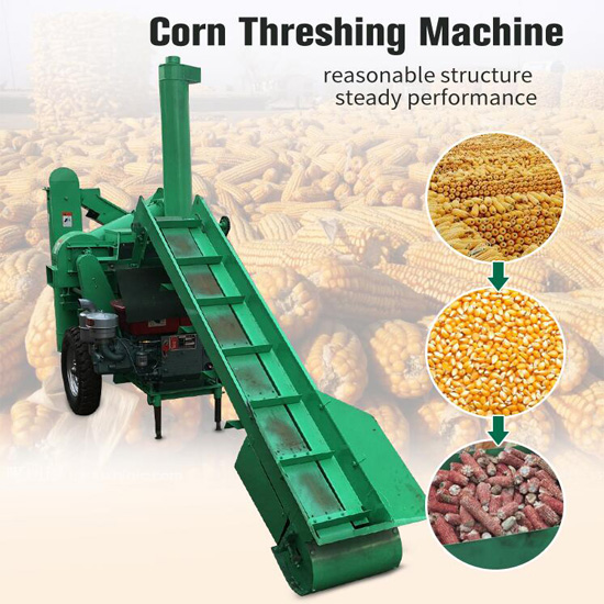 Top sales Factory Supply Diesel 6 T/h Corn Thresher Maize Sheller Machine For Sale